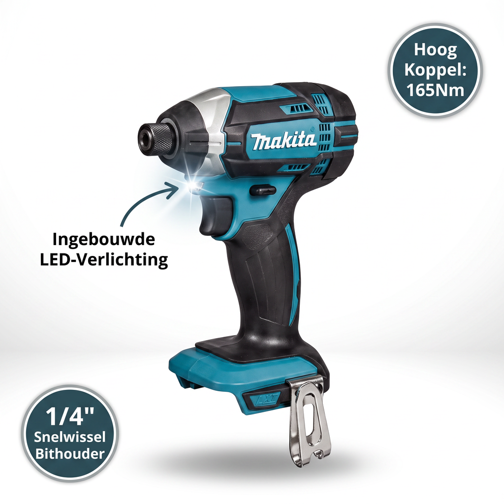 MAKITA DLX2131TJ 18V combiset DHP482 accu klopboormachine + DTD152 slagschroevendraaier (2x 5.0Ah accu) in Mbox
